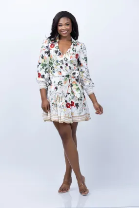 Alice   Olivia Alisa Dress in Blush Kiss