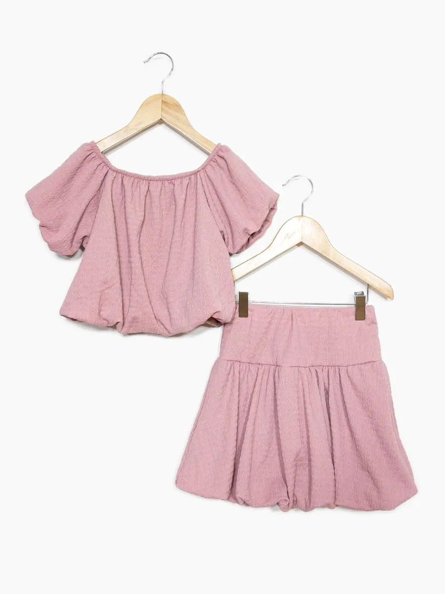Bubble Skirt Set- Assorted