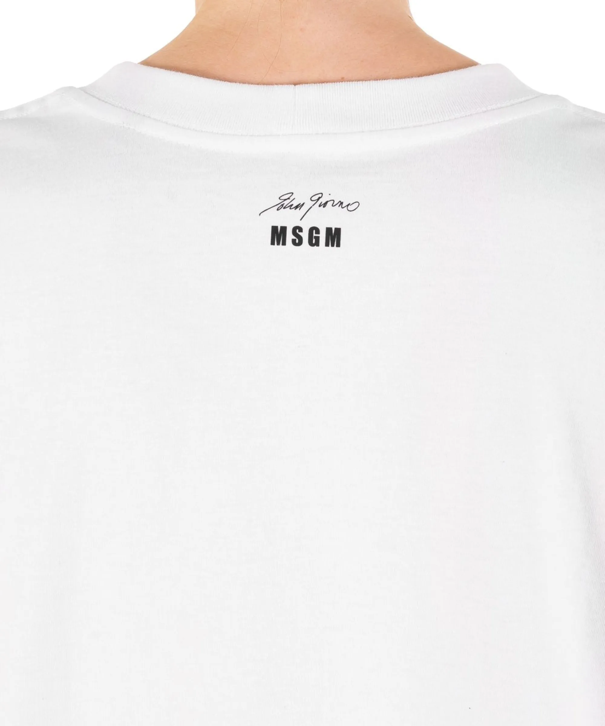 MSGM x John Giorno - “You got to burn to shine” quote T-shirt
