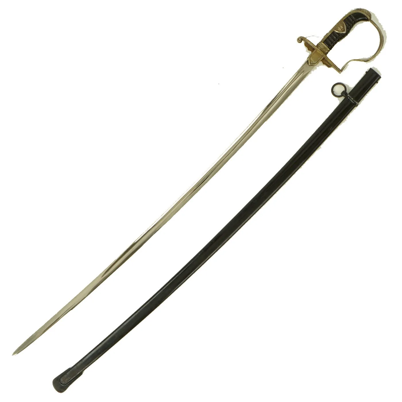 Original German WWII Field Marshal Dove Head Prinz Eugen Officers Sword by Carl Eickhorn with Scabbard