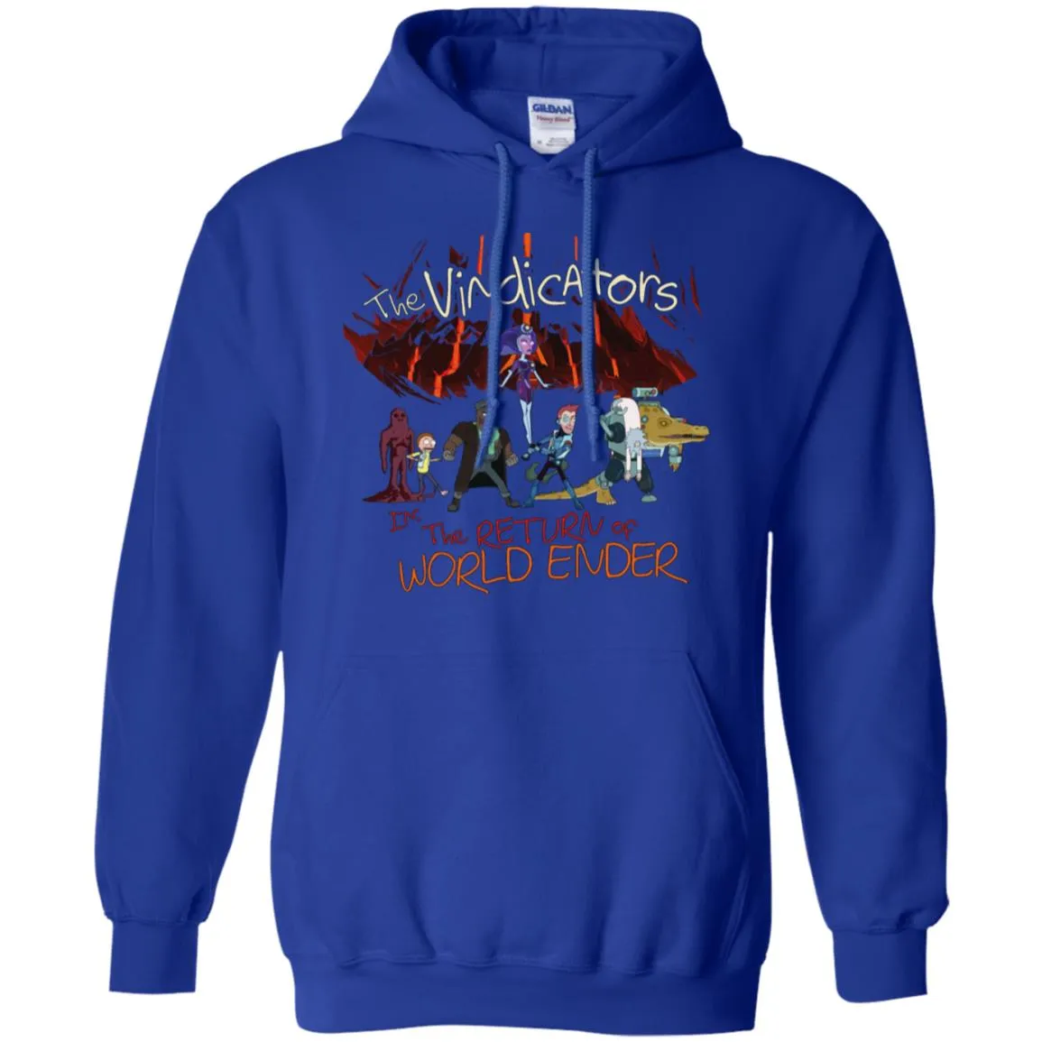 Rick And Morty The Vindicators Men Pullover Hoodie